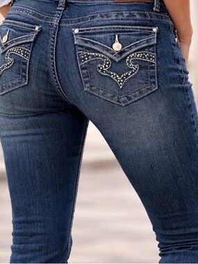 Maurices Dark Blue Skinny Jeans